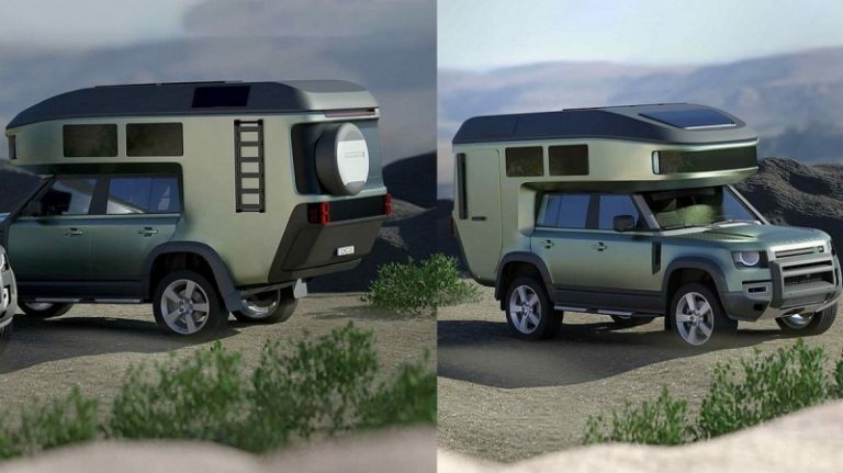 Новий британський позашляховик Land Rover Defender перетворили в крутий будинок на колесах