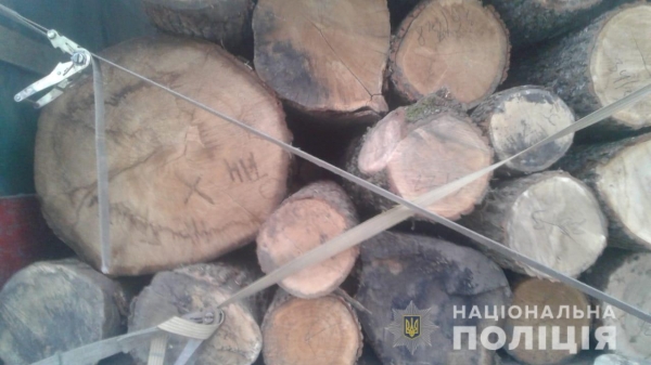У Ківерцівському районі поліцейські затримали автомобіль з деревиною без маркування та документів