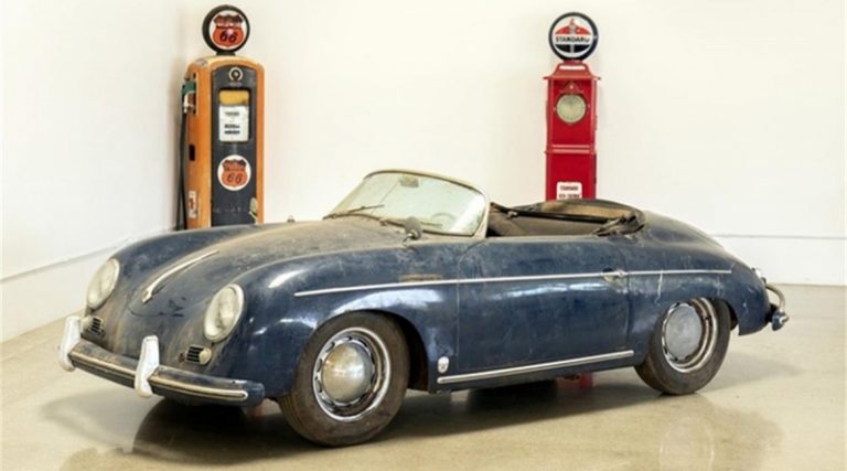 Спортивний автомобіль Porsche 356А, який 35 років простояв у гаражі виставили на продаж