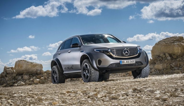 Електрокар Mercedes-Benz EQC перетворили в екстремальний позашляховик