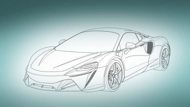 Початковий гібрид McLaren показали на патентних малюнках – він має замінити купе McLaren 570S