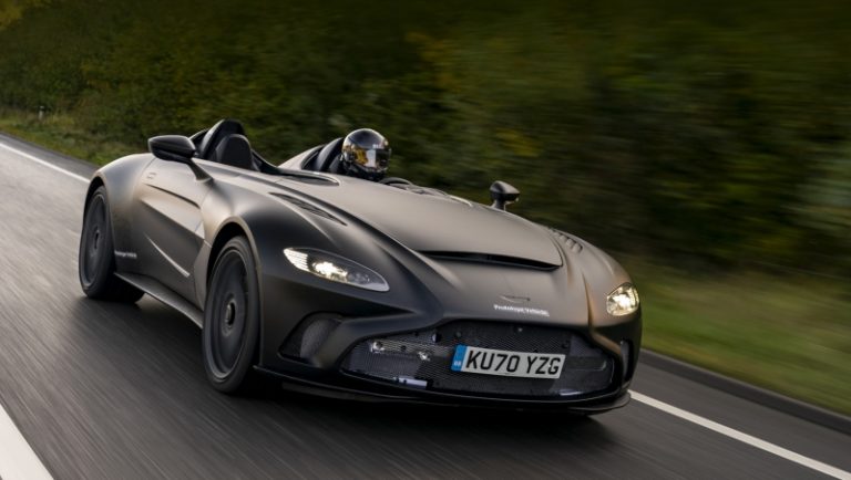 Передсерійний Aston Martin V12 Speedster підготовлений до тестів