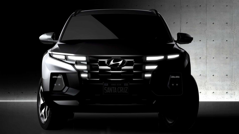 Серийный пикап Hyundai Santa Cruz: тизеры и дата премьеры