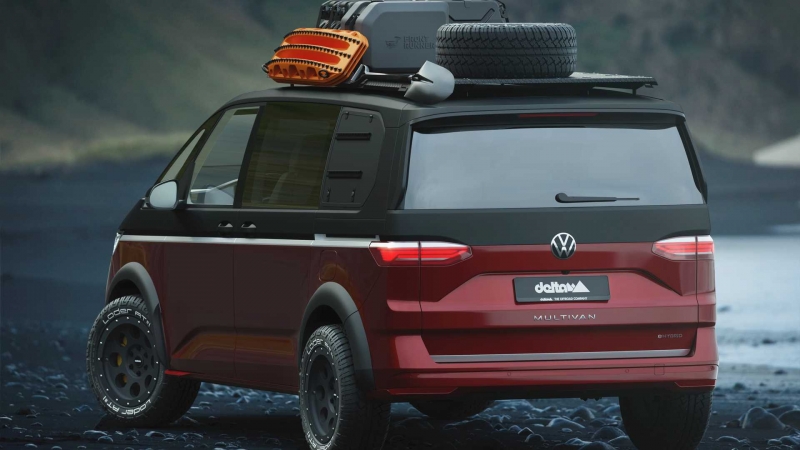 Volkswagen T7 Multivan получил улучшения для езды по бездорожью