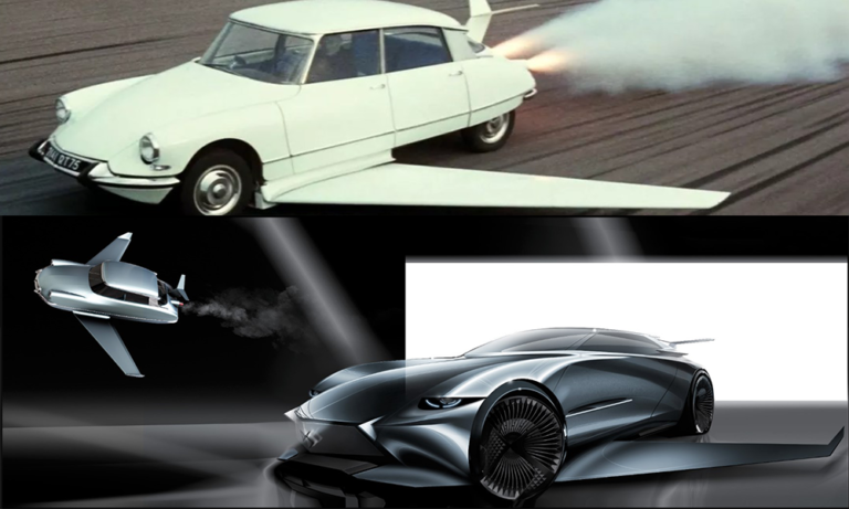 Літаючий автомобіль Фантомаса отримав нове життя завдяки дизайн-студії DS Automobiles