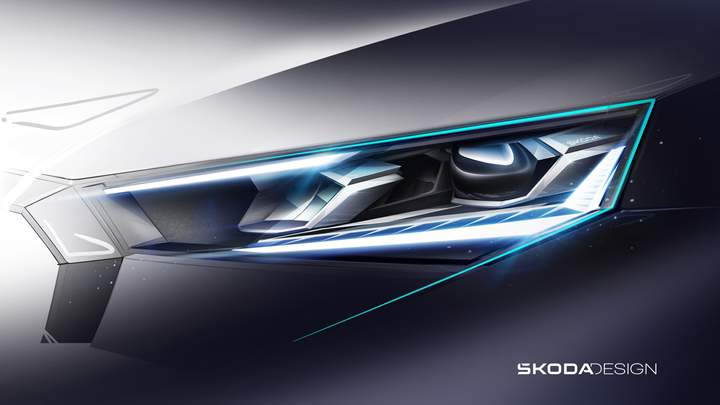 Škoda розсекретила дизайн фар нових Scala та Kamiq