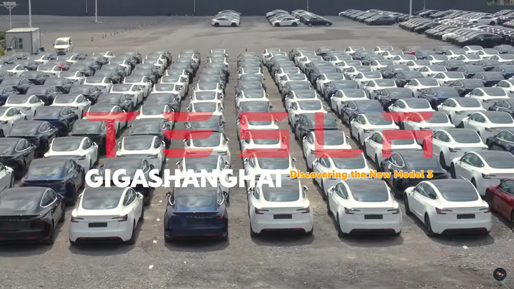 Сотні нових Tesla Model 3 Highlands вже готові для експорту в ЄС