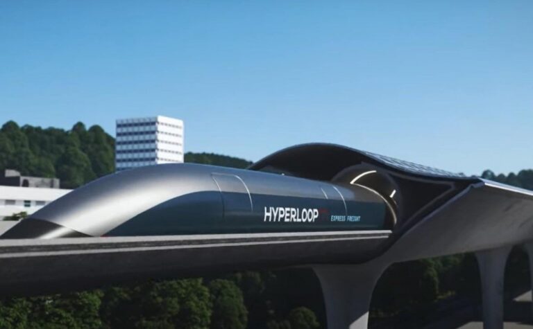 Компанія з США HyperloopTT представила систему надшвидких автоматизованих перевезень вантажів за допомогою капсул. Відео