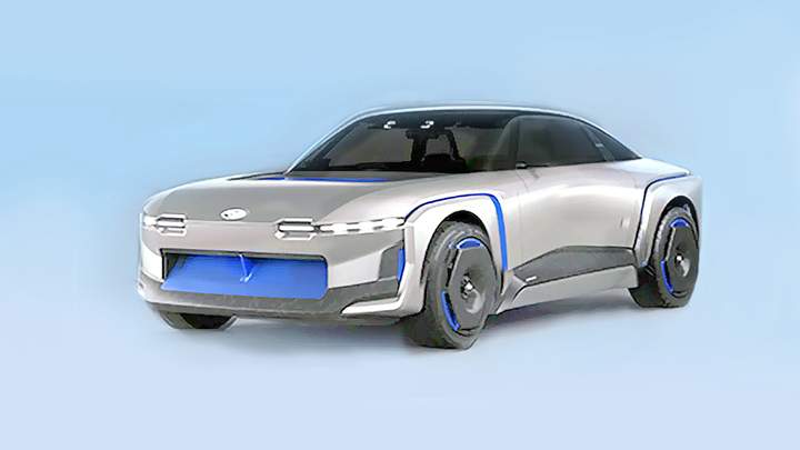 Subaru показав концепти літаючого авто і спорткара