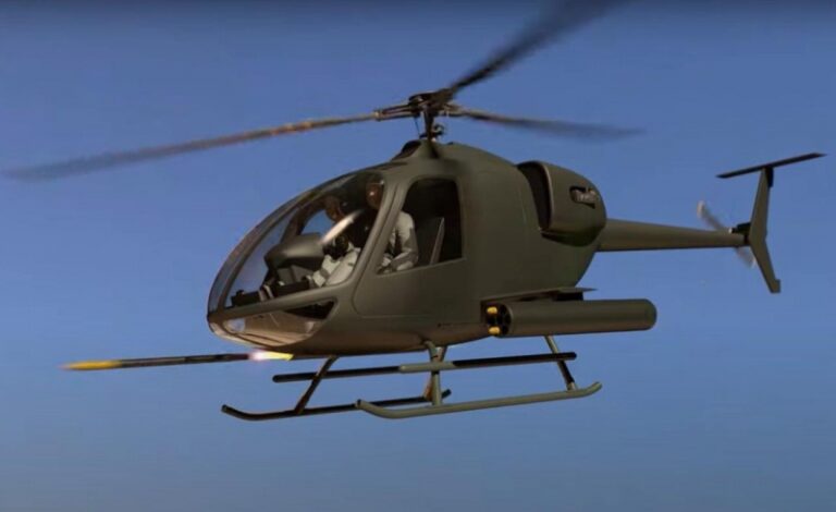 Українська компанія «Вектор» представила проект вертольота – легкого штурмовика ВМ-4W «Кіборг»