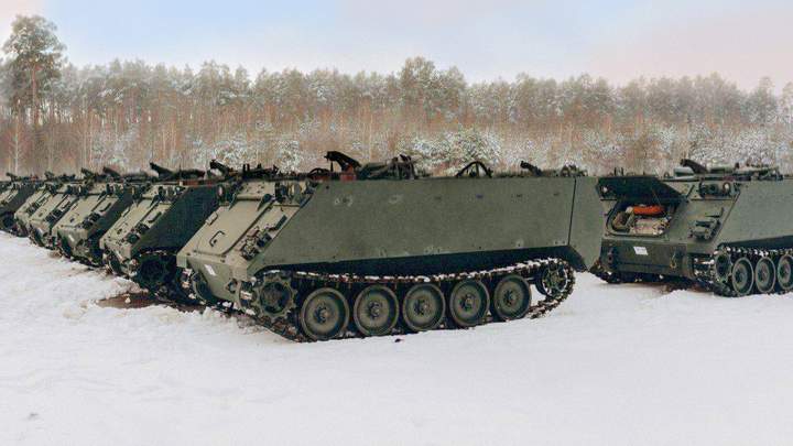 27 гусеничних БТР M113 надійшли на фронт: якраз для зими