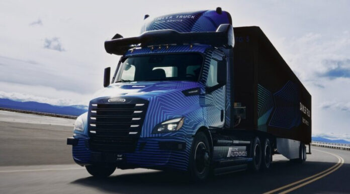 Daimler Truck акумуляторна електрична автономна вантажівка Freightliner eCascadia