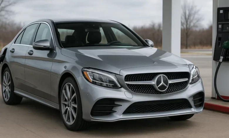 car refueling gas station