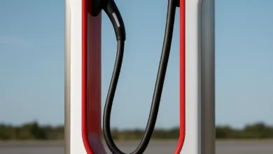 Tesla Supercharger V4 Folding Unit