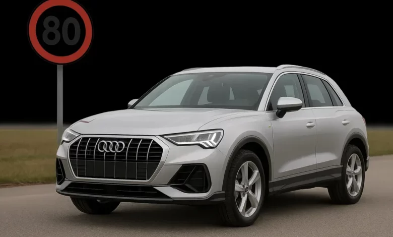 Speed limit sign 80 km/h