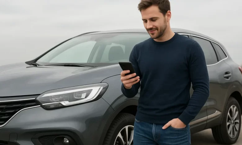 digital car sale process mobile