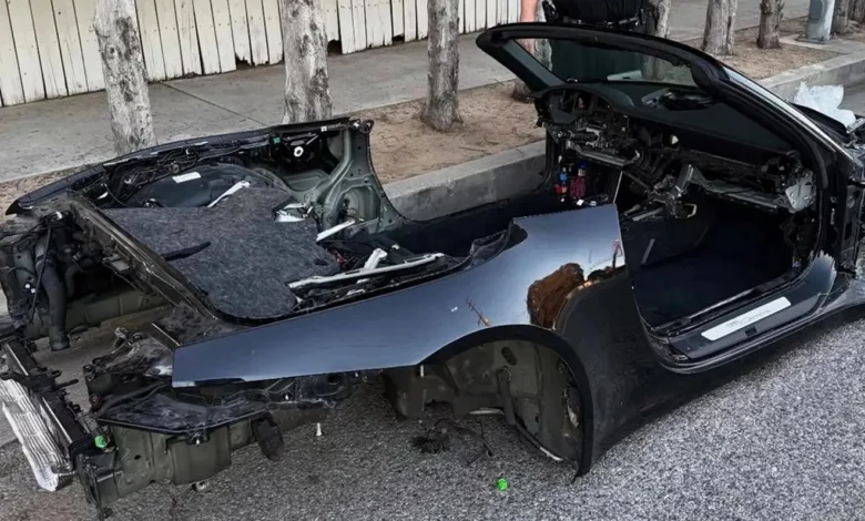 Злодії розібрали Porsche 911 в Лос-Анджелесі до металу