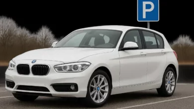 Parking zone sign displayed.