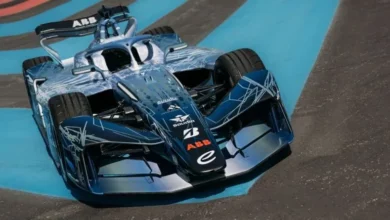 Formula E GEN4 electric race car