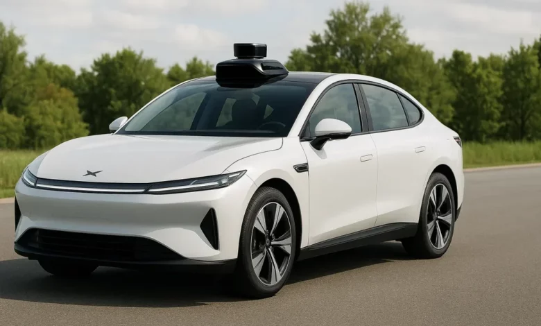 XPENG X-World autonomous driving simulation