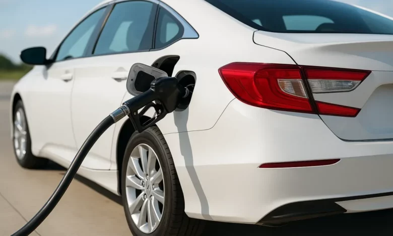car refueling gas container nozzle
