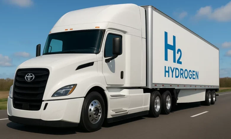Toyota hydrogen fuel cell truck