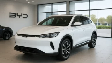 BYD electric vehicle dealership interior