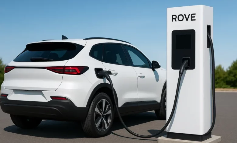 Rove Charging electric vehicle charging station.