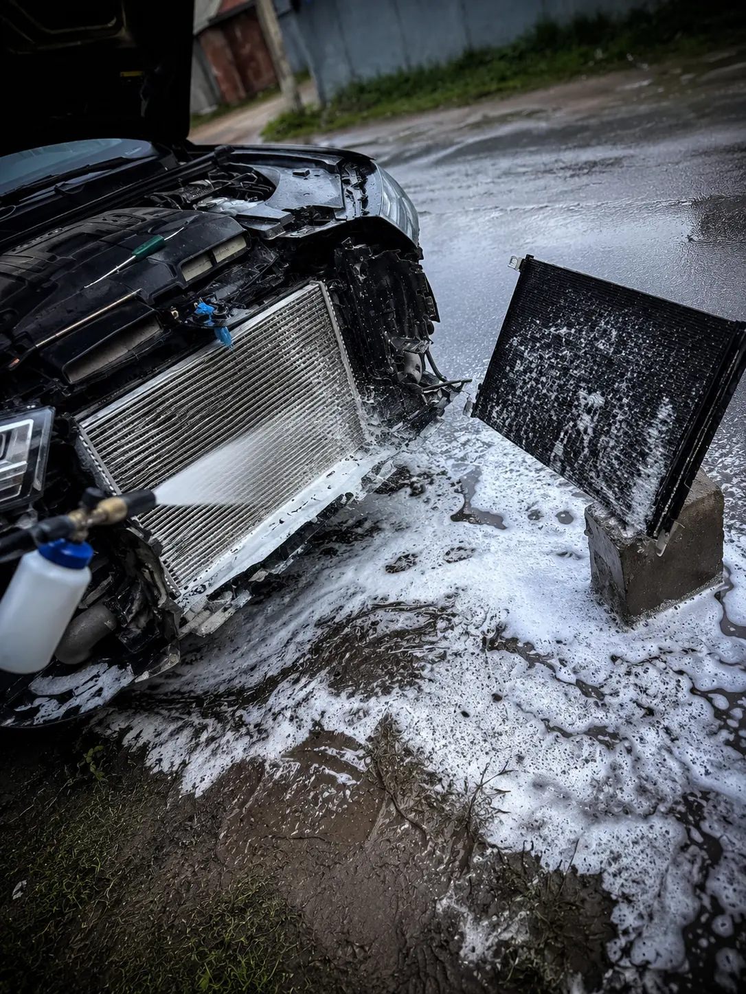Мийка радіаторів Audi Q7