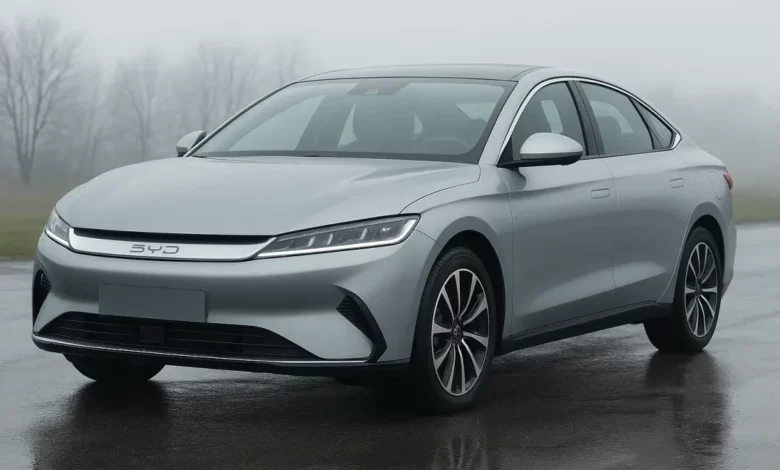 BYD electric vehicle sales decline.