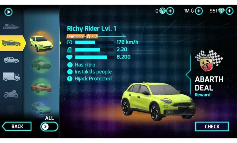 Електричний Abarth 600e з’явився у грі Gangstar Vegas