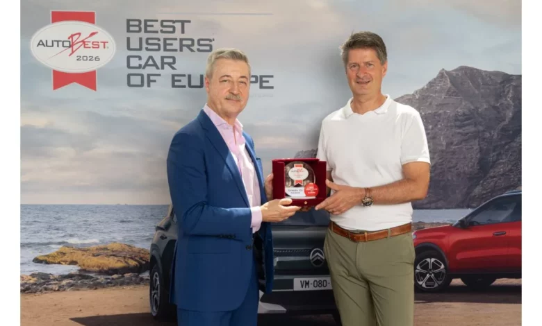 Citroën C3 Aircross офіційно отримав титул AUTOBEST «Best Users’ Car of Europe 2026»