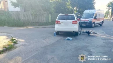 У Білій Церкві внаслідок ДТП травмувалась велосипедистка