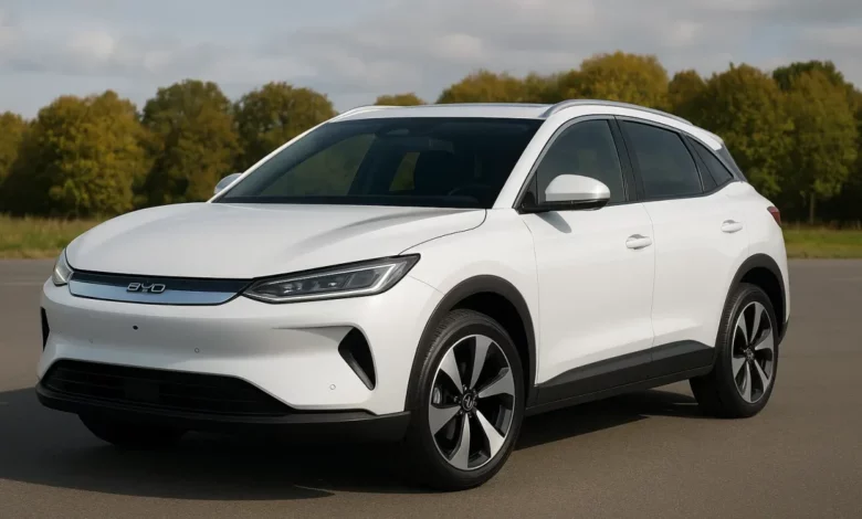 BYD electric vehicle no visible model
