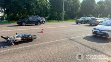 У Білій Церкві мотоцикліст на Honda загинув після зіткнення з Mitsubishi