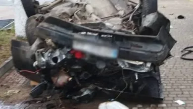 В Овручі ВАЗ-2109 перекинувся після зіткнення з огорожею: травмовано двох пасажирів