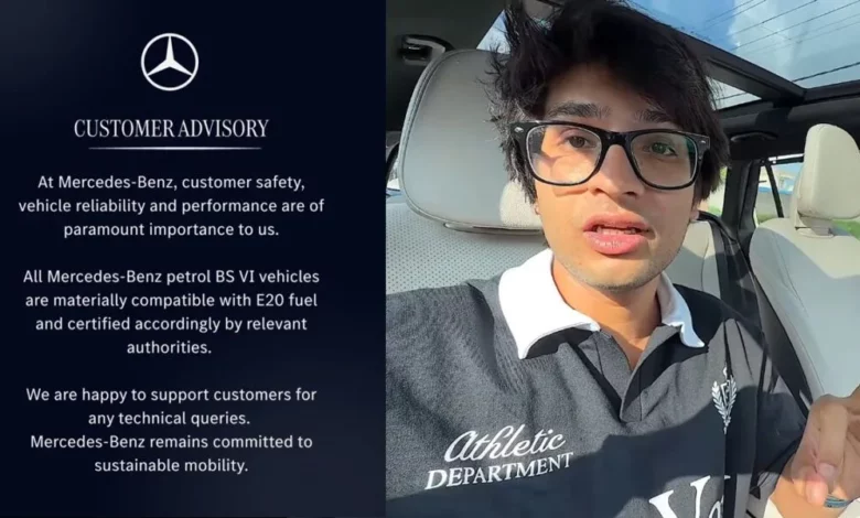 Скандал через витрату пального Mercedes в Індії загострив дискусію про бензин E20