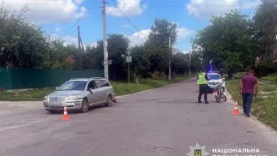 У Шишаках скутер зіткнувся з Toyota: травмовано 13-річного водія