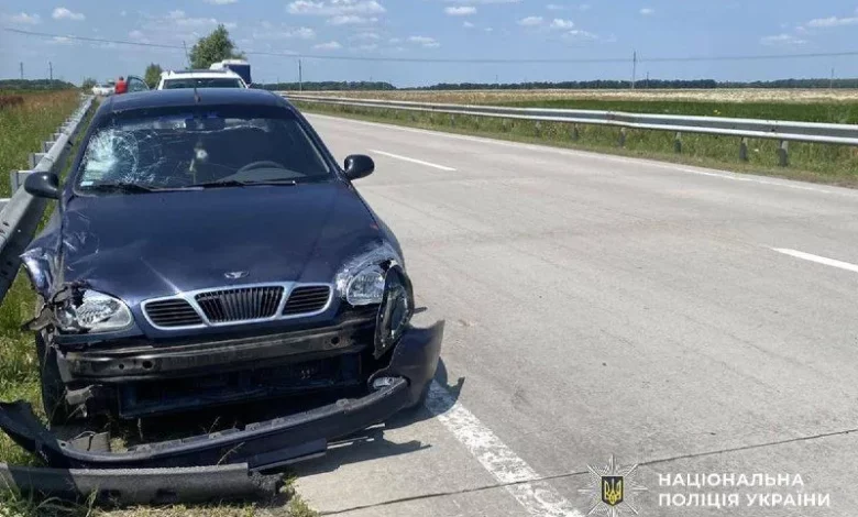 На трасі Київ – Ковель – Ягодин загинув велосипедист у ДТП з Daewoo Lanos