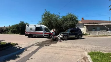 На Охтирщині мотоцикліст травмувався внаслідок зіткнення з Suzuki Vitara