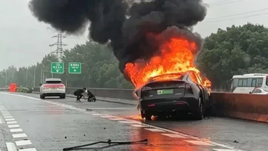 Tesla Model Y загорілася після ДТП в Китаї, водія врятував власник Li Auto