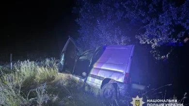 На Черкащині перекинувся Peugeot Partner: травмовані водій і пасажирка
