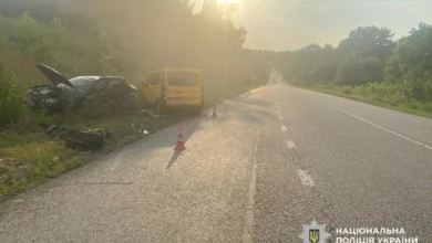 На трасі Київ — Знам’янка зіткнулися Hyundai Sonata та Renault Trafic: травмовано чотирьох людей
