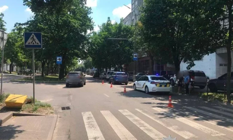 На бульварі Олександрійському в Білій Церкві pozашляховик збив пішохода на переході