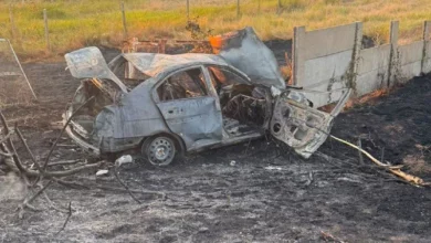 У Миколаївському районі перекинувся та загорівся Hyundai Accent: загинув пасажир