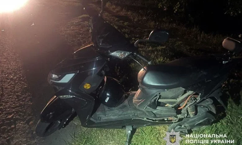 На Полтавщині мотоцикл зіткнувся з електроскутером: травмовані двоє підлітків