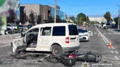 У Звягелі внаслідок зіткнення Honda та Volkswagen загинув мотоцикліст