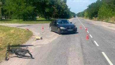 У Жмеринці розслідують ДТП за участю велосипедиста та BMW