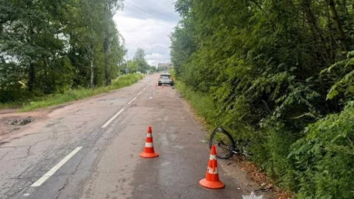 У Житомирі травмовано 8-річного велосипедиста внаслідок наїзду Kia Niro
