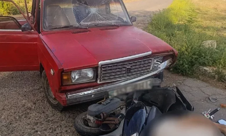 У Калинівці нетверезий водій ВАЗ-2107 зіткнувся з мопедом Suzuki